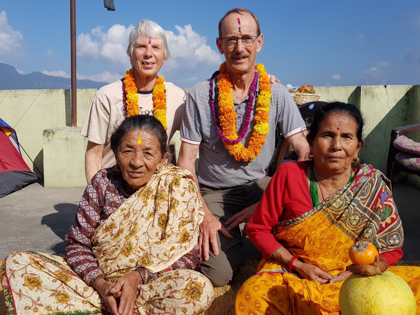 Dashain with Simkhada senior ladies 1 (Large)