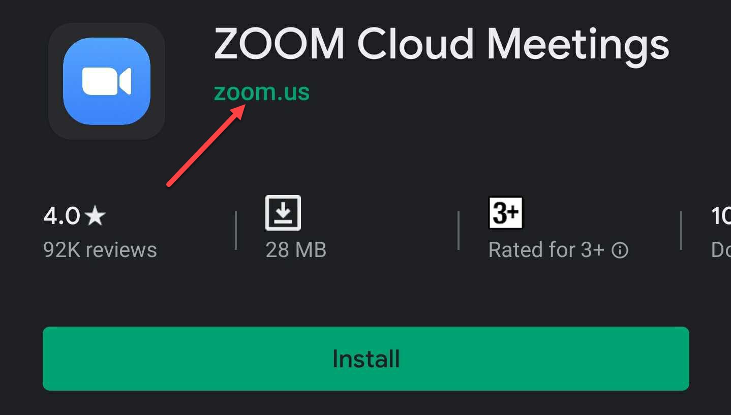 zoom install