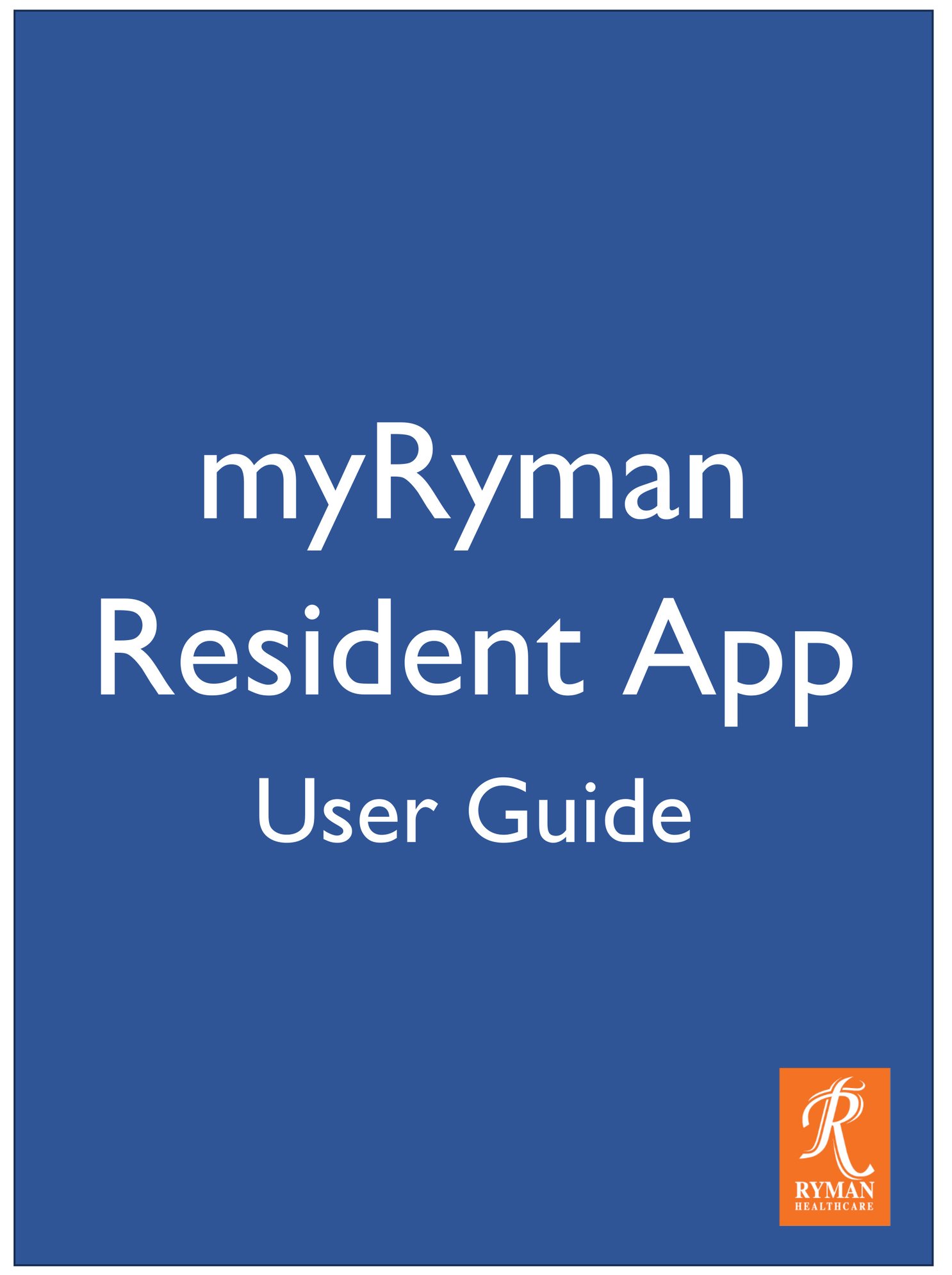myRyman Resident App - User Guide-1