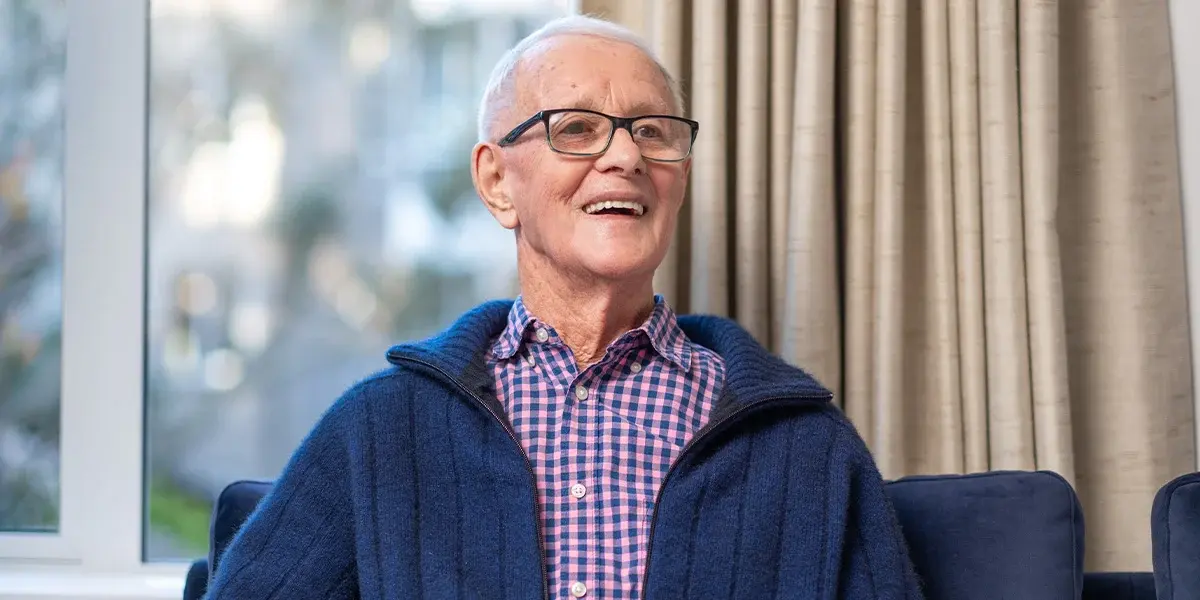 A resident in the assisted living facility