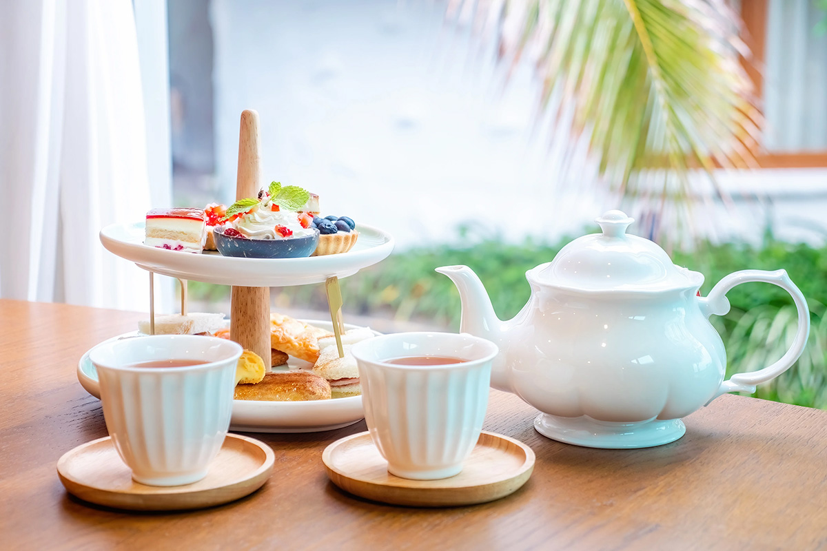 A taste of village living: High tea in a serviced apartment