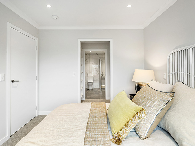 Townhouse bedroom with ensuite